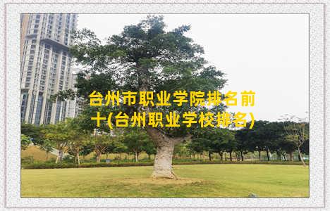 台州市职业学院排名前十(台州职业学校排名)