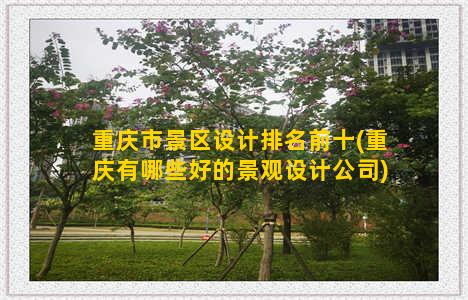 重庆市景区设计排名前十(重庆有哪些好的景观设计公司)